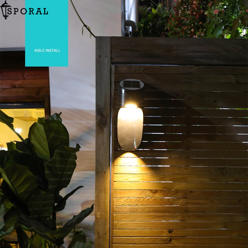 Solar-Powered Motion Sensor Wall Lights