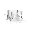 Outdoor Desktop Mini Fire Viewing Platform Stainless Steel Wood Stove Aromatherapy Stove Portable Camping Fire Burning Platform Mosquito Incense Stove