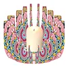 Mandala - 5d DIY Handwerk Kerzenhalter