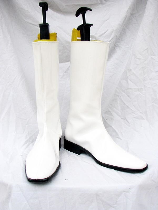 Gundam Seed White Cosplay Shoes Halloween Boots