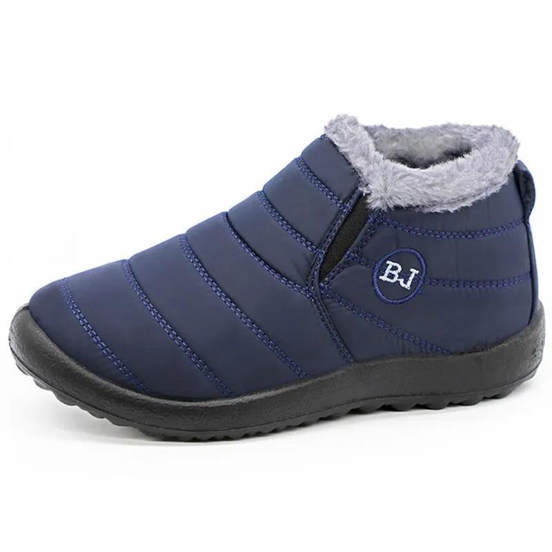 New Women Sneakers Winter Warm Women Casual Shoes Plush Waterproof Sneakers Women Shoes Slip On Woman Vulcanized Shoes Walking