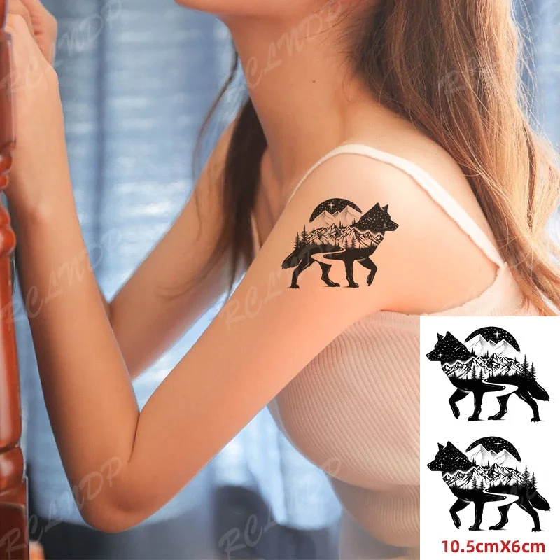 Temporary Tattoo sticker Alice In Wonderland Cheshire Cat Ink painting watercolor flash tatoo fake tatto for men women