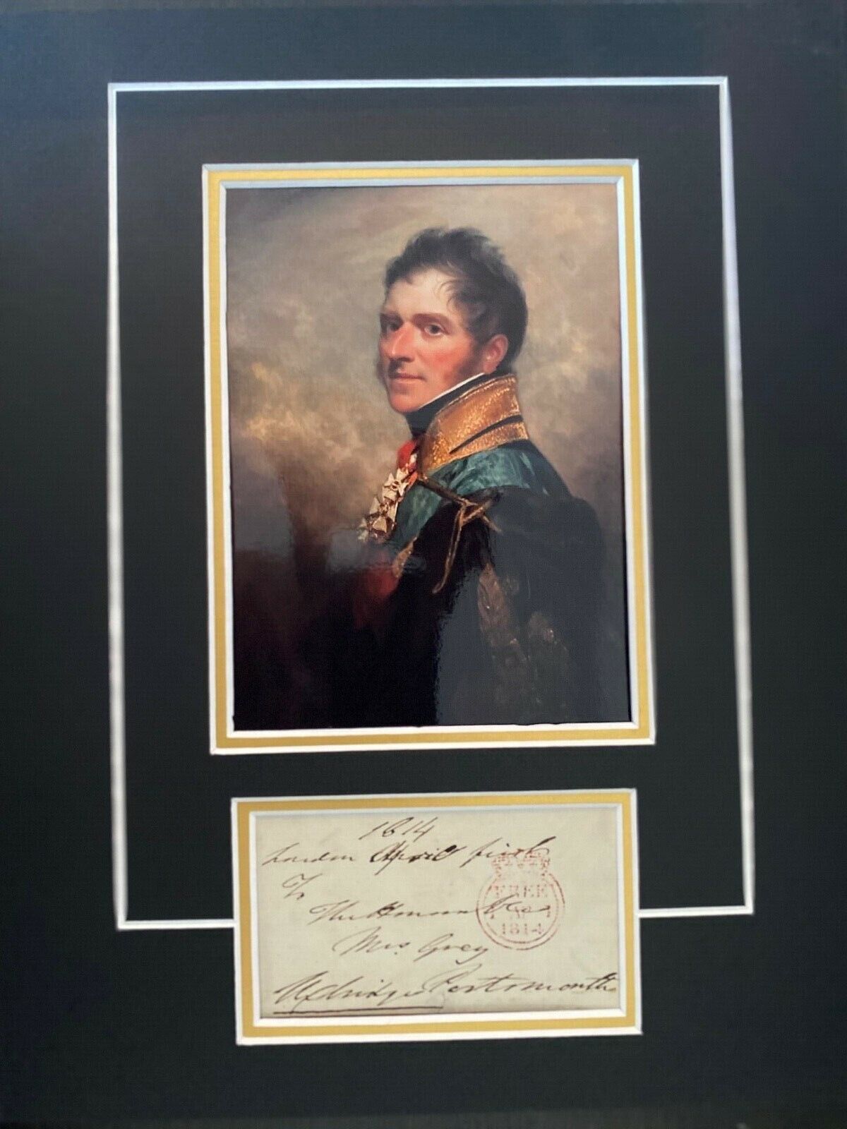 1st MARQUESS OF ANGLESEY - GREAT ARMY OFFICER AT WATERLOO - SIGNED Photo Poster painting DISPLAY