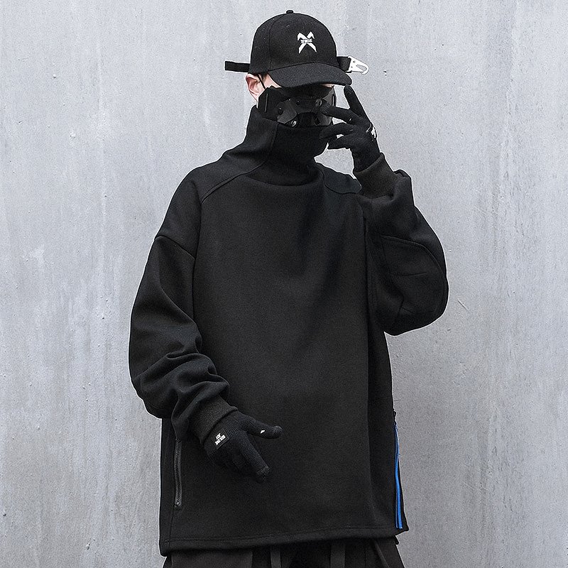 Functional Wind Turtleneck Thermal Sweater