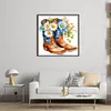 Daisy And Boots-11CT Stamped Cross Stitch 40*40cm/15.75*15.75in