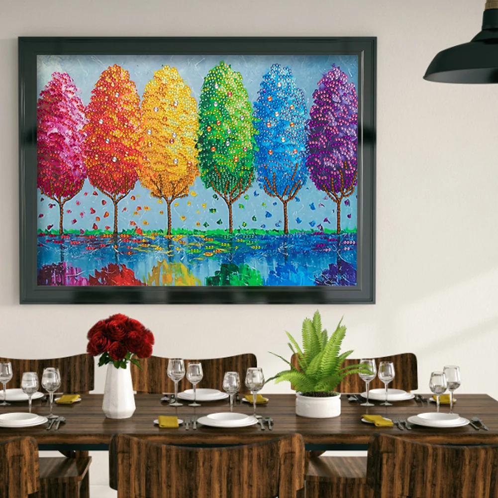 Diamond Painting - Special Shaped Drill - Tree(40*30cm)