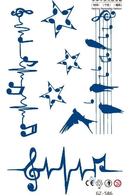 Temporary Tattoo Stickers Love Creative Geometry Totem Juice Ink Lasting Waterproof Sexy Girl Arm Face Neck Realistic Fake Tatoo