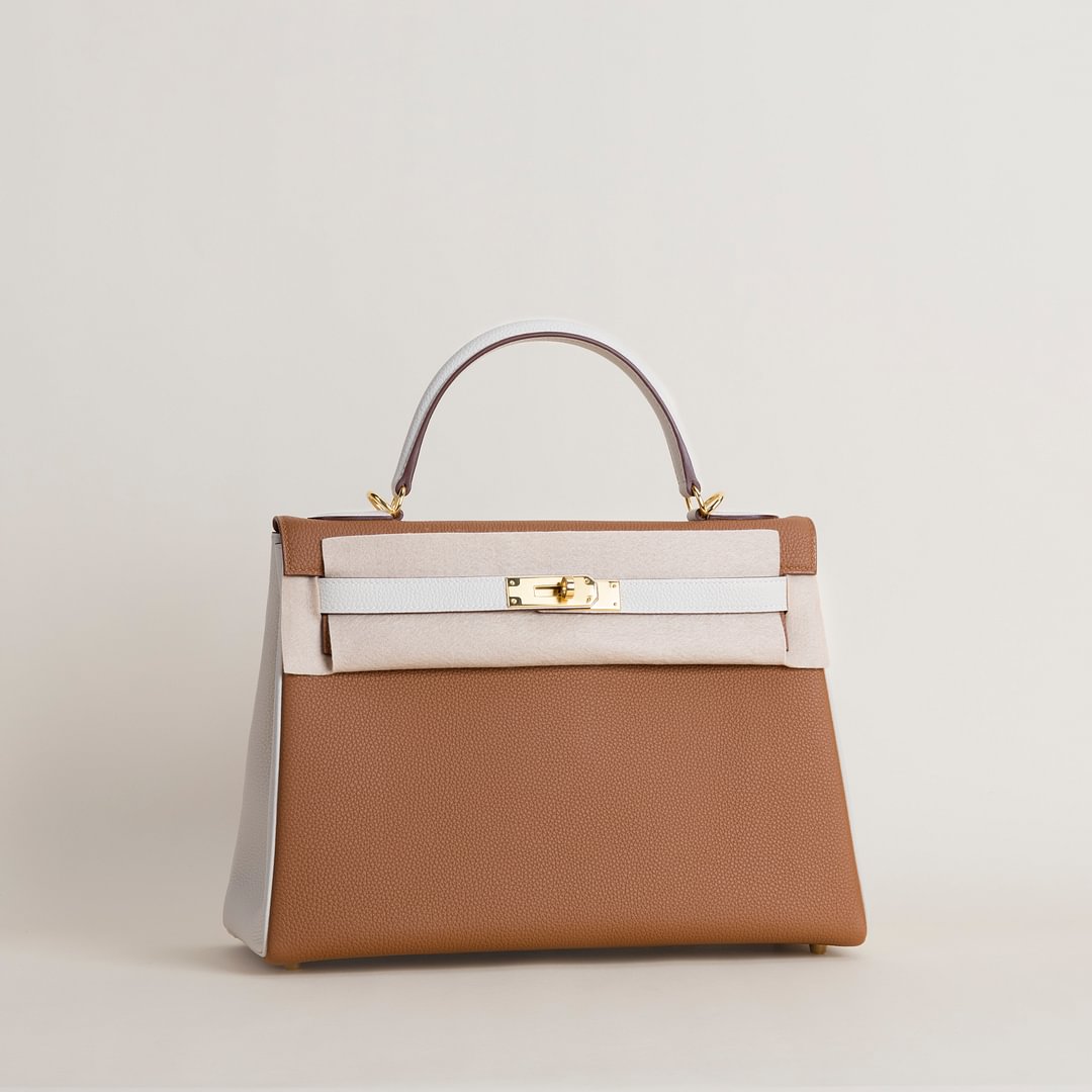 Kelly32 Togo CC37 Gold/10 Craie GHW