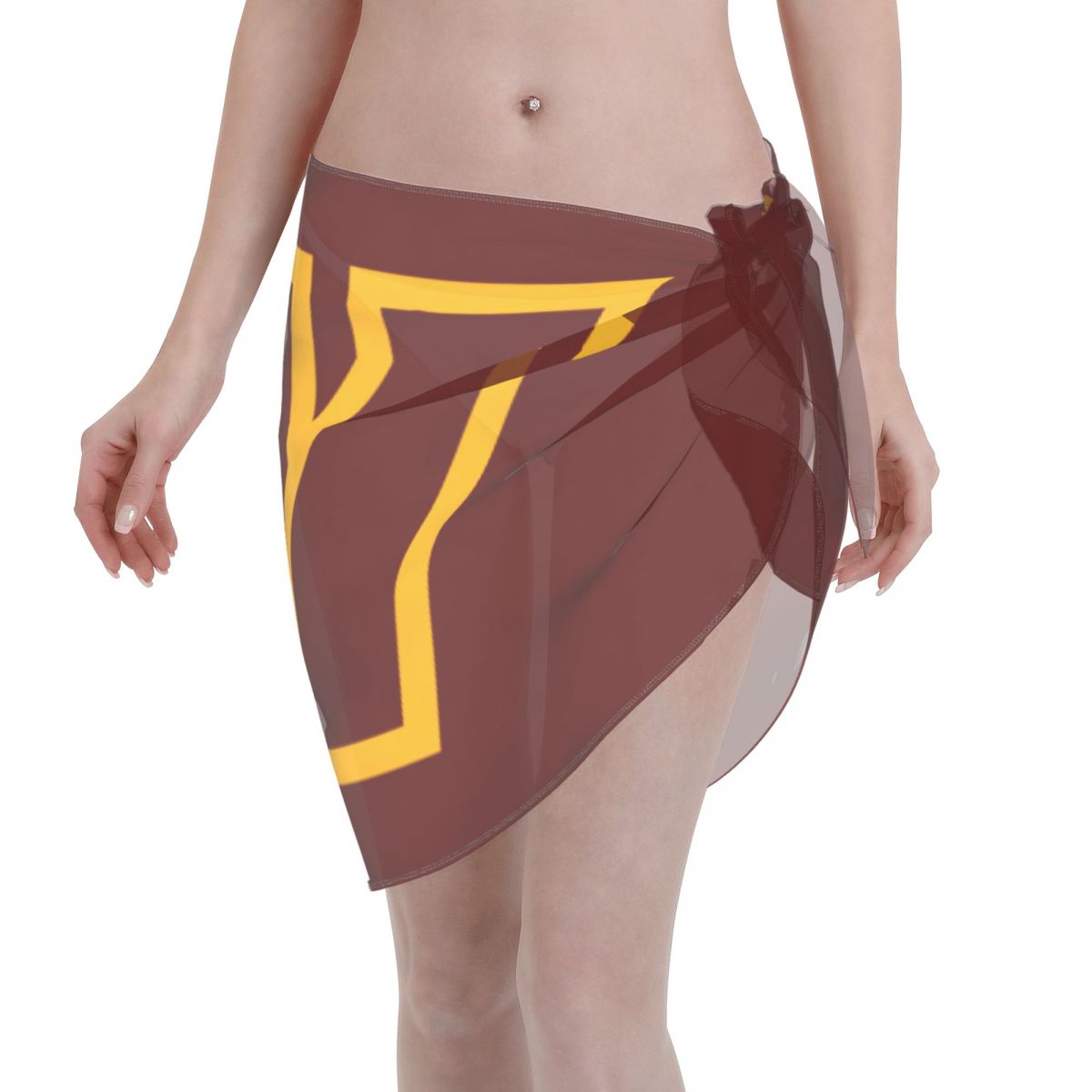 Washington Commanders Women's Short Beach Sarong Cover Ups
