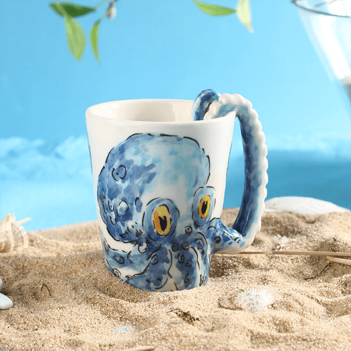 Handmade 3D Ocean Series Coffee Mugs