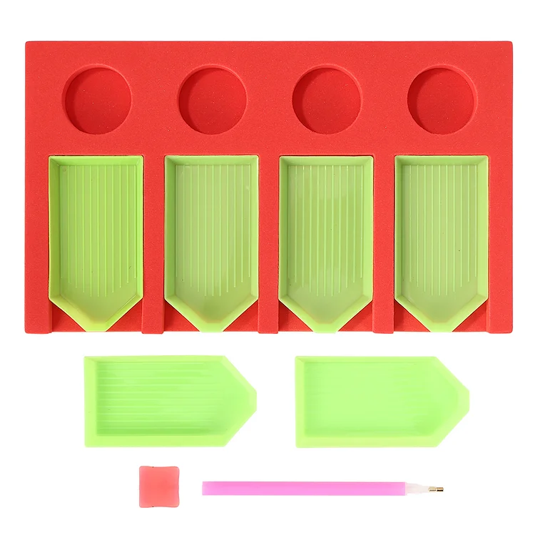 Diamond Painting Tool Kit with Organizer Tray Storage Box Nail