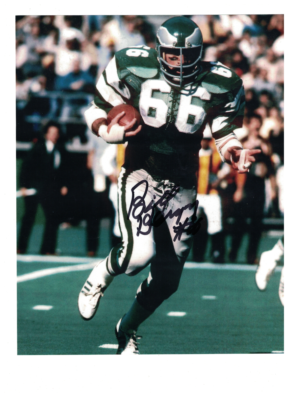 Bill Bergey Philadelphia Eagles Signed 8 x 10