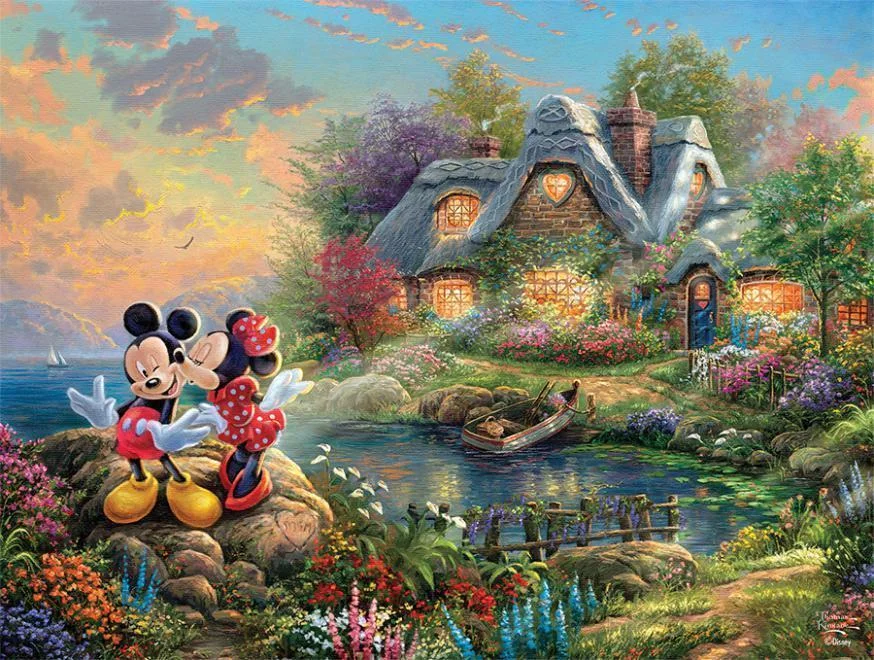 Mickey and Minnie -  Paint by Numbers Kits QM3115