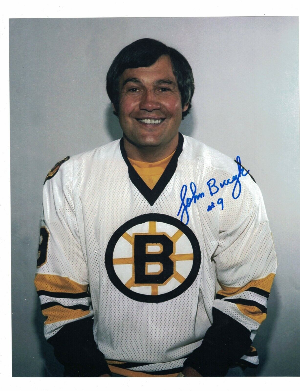 John Bucyk Boston Bruins Signed 8 x 10