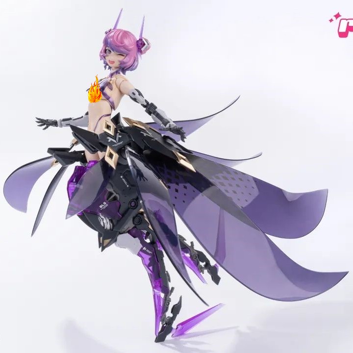 EC RS-02 1/10 STAR FLOWER BLACK IRIS ROSADO Gynoid Garage Kit Toys Action Figure