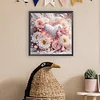 Bulles de fleurs en forme de c&oelig;ur pour la Saint-Valentin, kits sp&eacute;ciaux de peinture en forme de per&ccedil;age partiel 5D pour adultes d&eacute;butants, peintures e