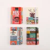8PCS Inspiring Quote Colorful Cartoon Floral A7 Portable Writing Paper Notebooks Diary Meeting Stationery Gift
