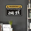 Warning - Metal Tin Signs(8*12Inch)