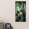 Diamond Painting-DIY Full Round Drill Forest Fairy(30x70cm)