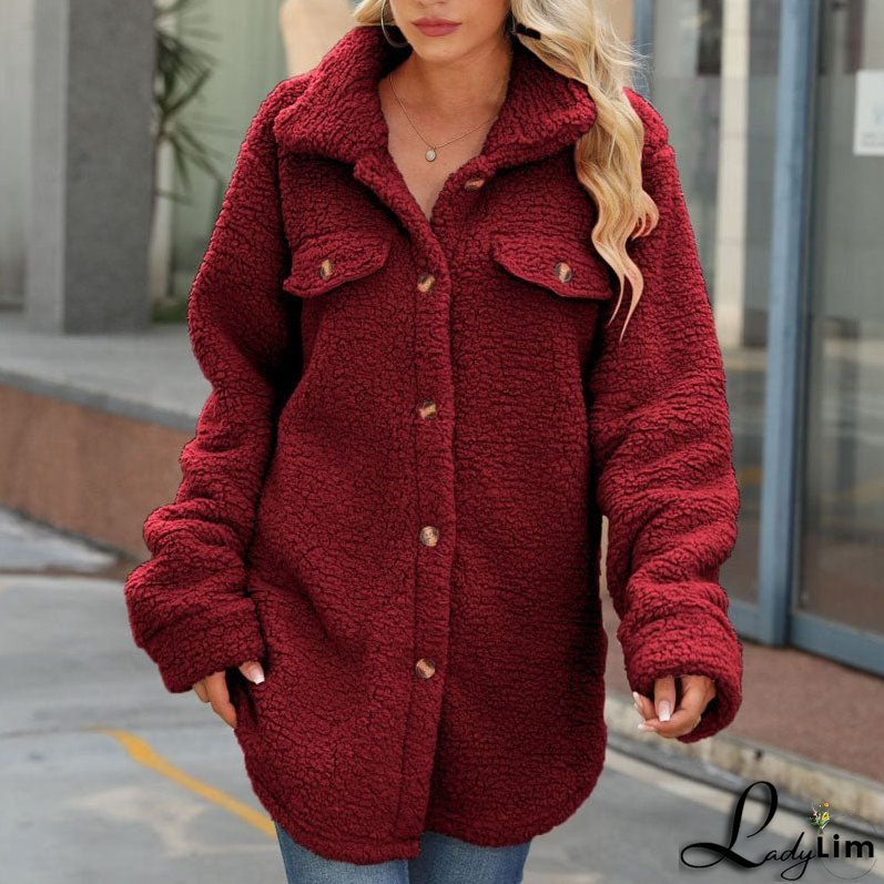 Casual Warm Plush Coat