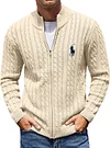 Warm Men's Zip Cardigan