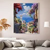 Sea View House-11CT Stamped Cross Stitch 40*50cm/15.75*19.69in