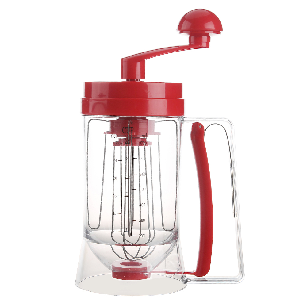 

800ml Manual Mixer Cake Cream Batterer Dispenser Cupcake Funnel Batterer, 501 Original