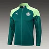 2024/2025 Palmeiras Long Zipped Jacket Green Football Shirt 1:1 Thai Quality