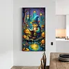 uk.everydayedeals (Limited Stock)Diamond Painting - Full Round - Pumpkin Lamp and Grandp(40*70cm)