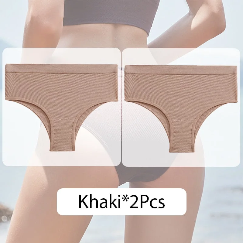 FINETOO Women Seamless Panties M-XL Low Waist Briefs Ladies Comfortable Underpants Sexy Girls Underwear Female Lingerie 6 Colors