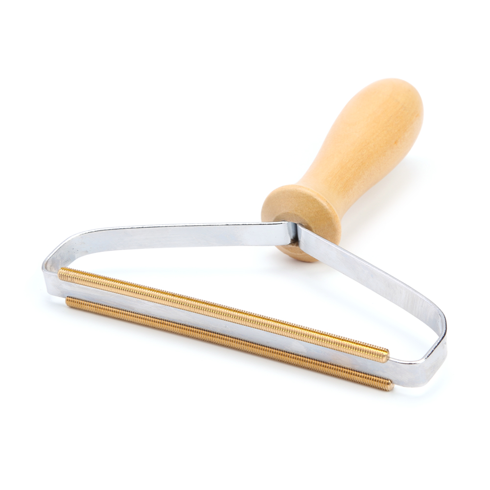 

Portable Lint Remover Wood Handle Clothes Fuzz Shaver Sweater Woven Coat, 501 Original