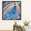 Fille en jupe habill&eacute;e - peinture au diamant de forme sp&eacute;ciale - 30 * 30cm