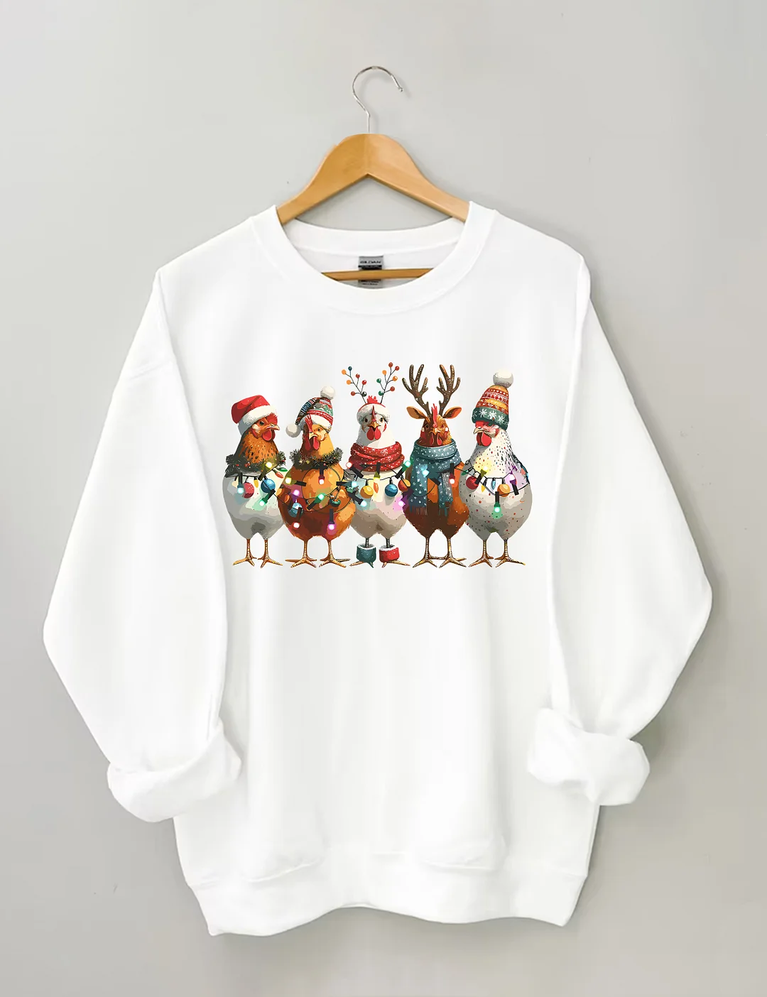 Christmas Chickens Sweatshirt