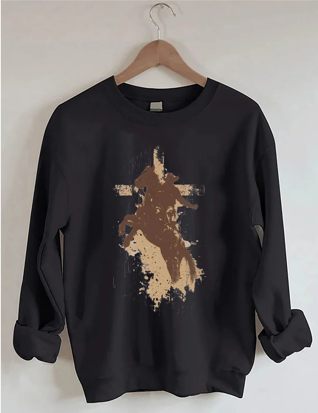 Western Christian Cowboy Sweatshirt