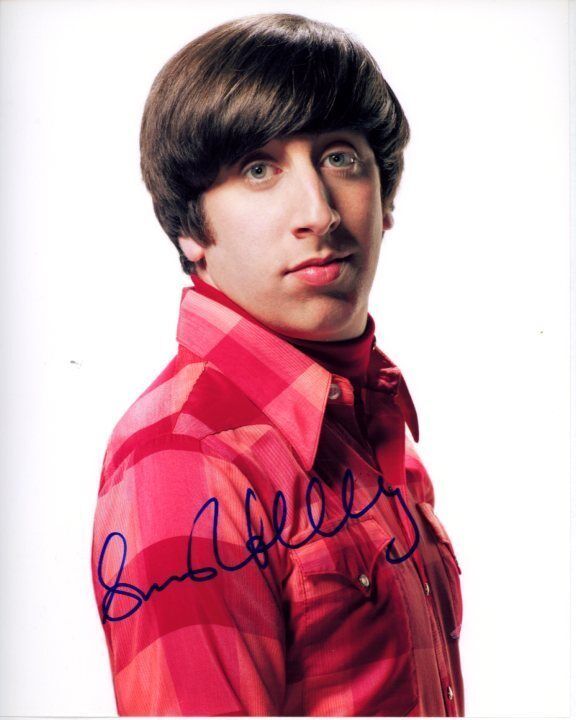 SIMON HELBERG Signed Autographed THE BIG BANG THEORY HOWARD WOLOWITZ Photo Poster painting