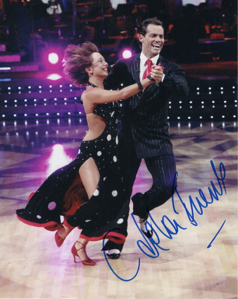 CRISTIAN DE LA FUENTE SIGNED AUTOGRAPH 8X10 Photo Poster painting - DANCING WITH THE STARS STUD