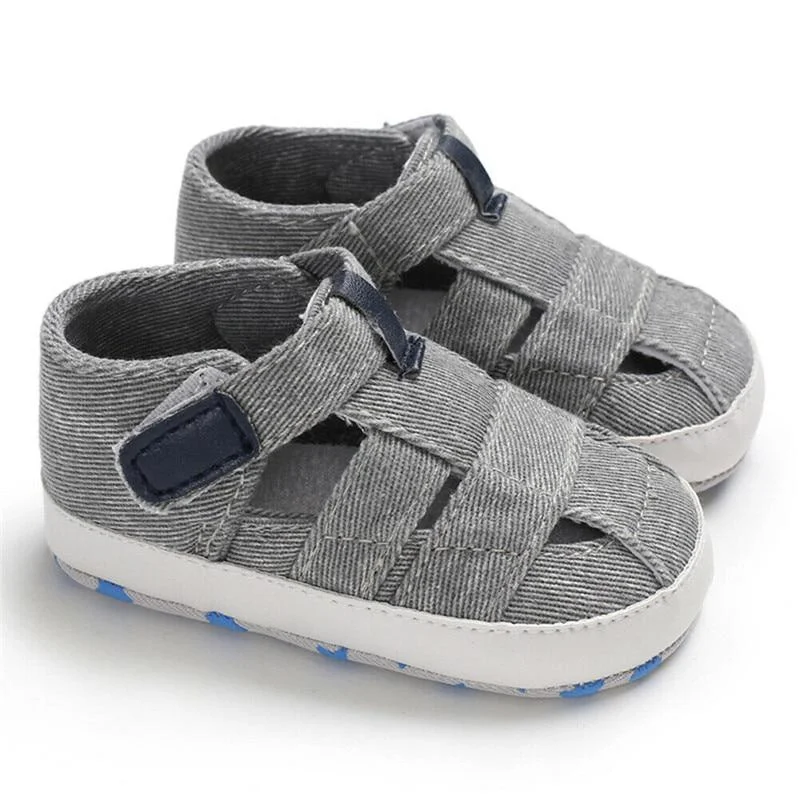 Summer Newborn Baby Boy Girl Solid First Walkers Soft Sole Crib Shoes Sneaker Prewalker Canvas Casual Anti Slip Shoes