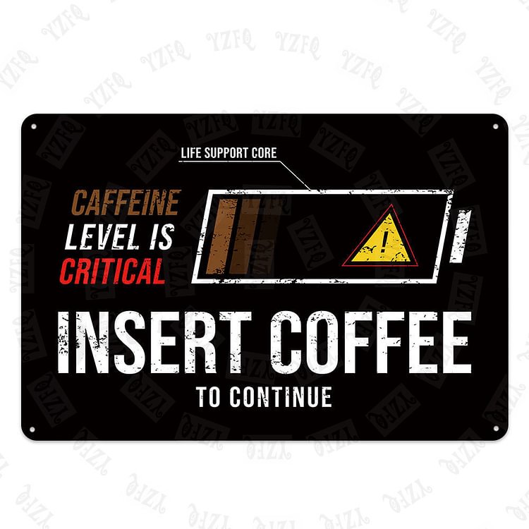 【20*30cm/30*40cm】Coffee - Vintage Tin Signs/Wooden Signs