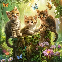 Curious Paws - Diamond Painting