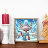 Diamond Painting - Partial Special Shaped Drill - Winter Deer(Canvas|30*30cm)