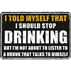 Drinking - Metal Tin Signs(8*12Inch/12*16Inch) - Bar