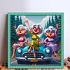 Old Lady-11CT Stamped Cross Stitch 40*40cm/15.75*15.75in