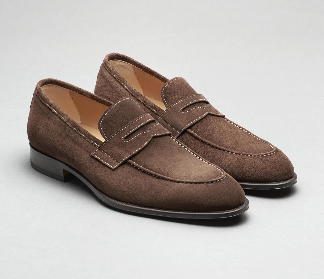 The Amato Pyske Men's Suede Loafers