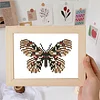 12pcs Butterfly 5D DIY Square Drill Diamond Painting Kits for Adults Beginners Home Decor Diamonds Paintings Gem Art 5.91x7.09in