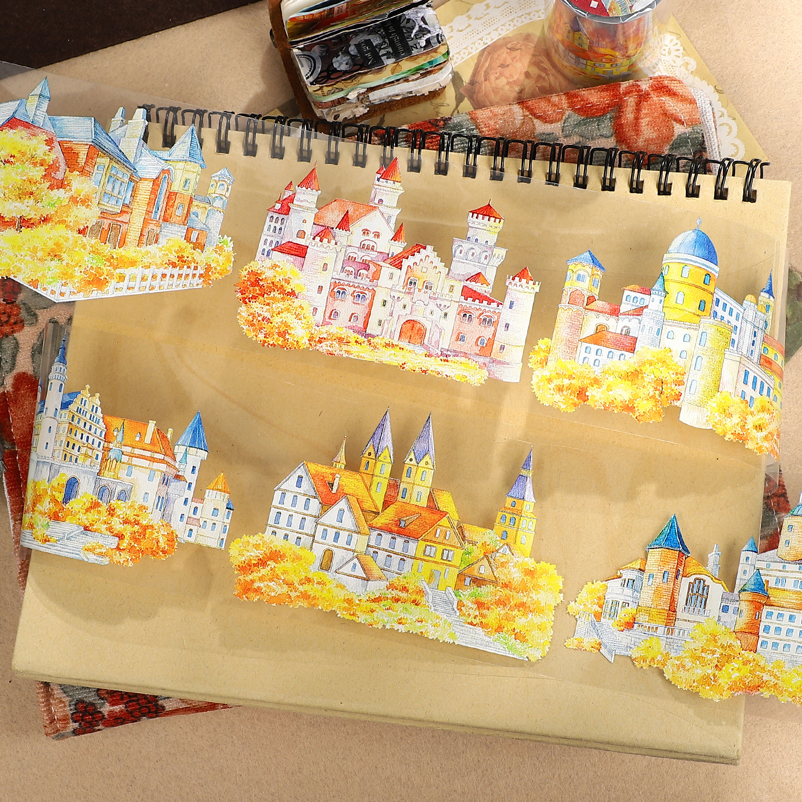 PET 테이프 - 7&times;500cm 가을성 시리즈