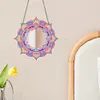 2pcs/set DIY Flowers Hanging Mirror Diamond Art Wall Door Decoration Kit