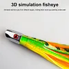 Fishing Trolling Lure Copper Head Octopus Squid Skirt Bait Seawater Fishing Lure