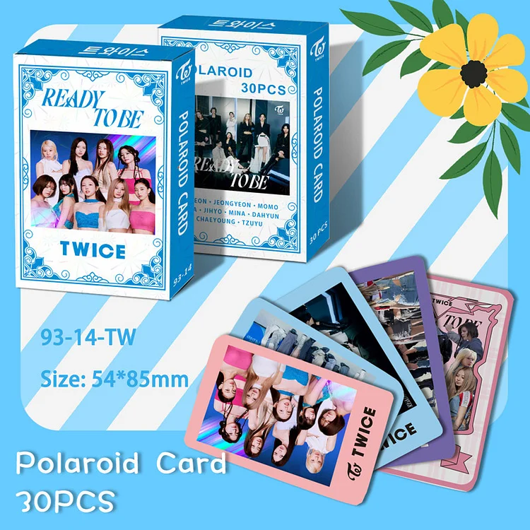 TWICE Album Ready To Be Polaroid Style 30 Sheets Photocard