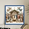 Nativity-11CT Stamped Cross Stitch 45*45cm/17.72*17.72in tapestrymarket