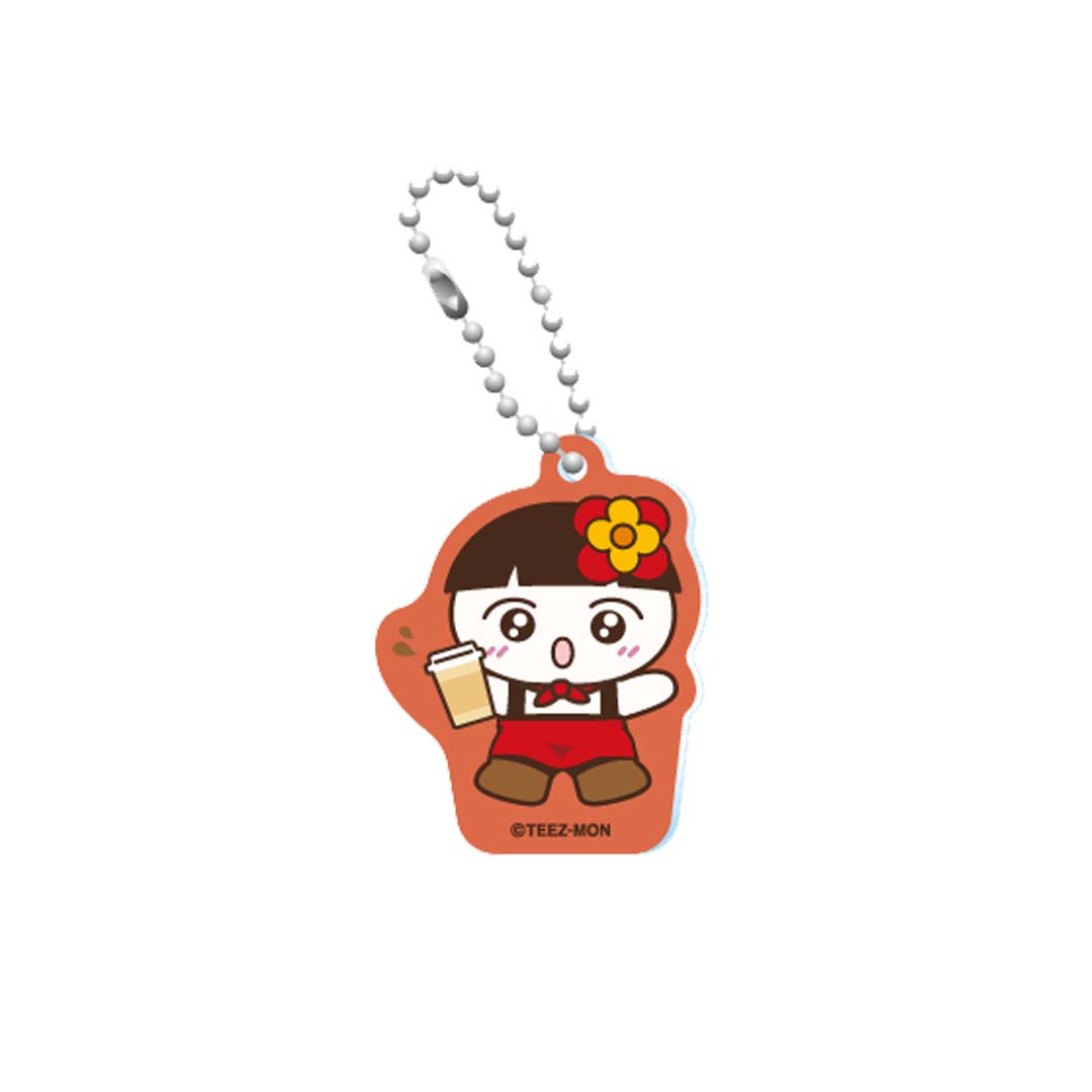 ATEEZ TEEZ-MON Cafe Acrylic Keychain